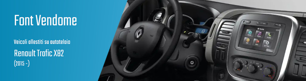 Font Vendome su Renault Trafic X82