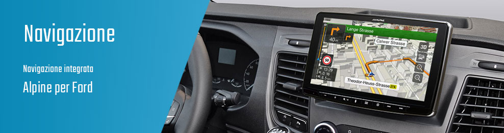 Navigazione Integrata - Alpine per Ford