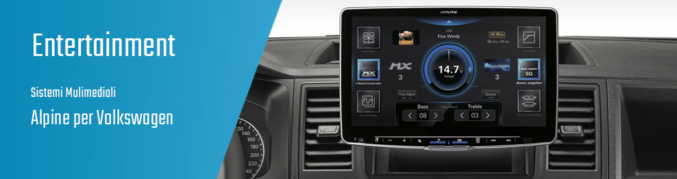 Sistemi Multimediali - Alpine per Volkswagen