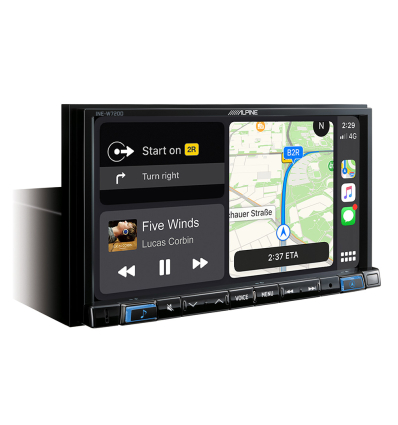 Sistema di navigazione Alpine INE-W720DC da 7" - Universale incl. motorhome software