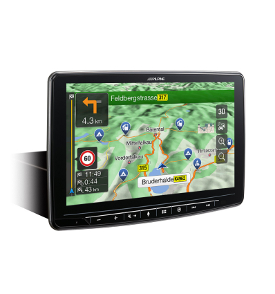 Sistema di navigazione Alpine INE-F904DC Halo9 - Universale, incl. motorhome software