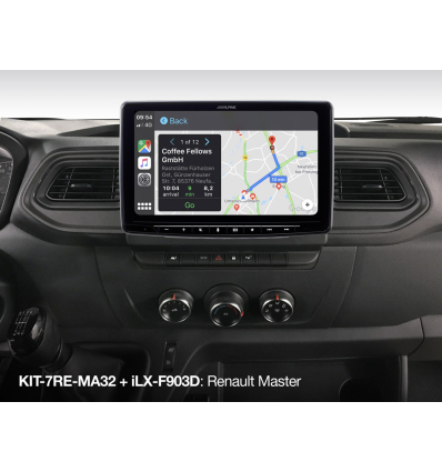 Sistema Multimediale Alpine iLX-F903D-MA32 (Halo9) con display 9'' basculante - Renault Master 3