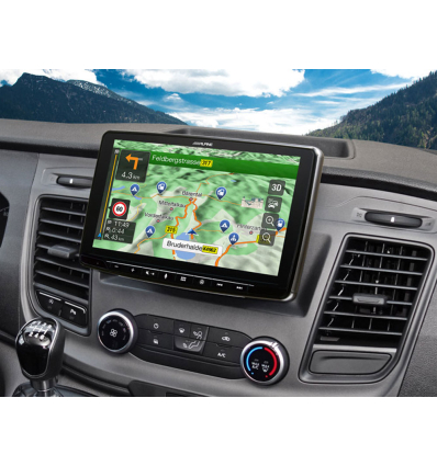 Sistema di navigazione Alpine INE-F904TRA Halo9 - Ford Transit Custom da 2018