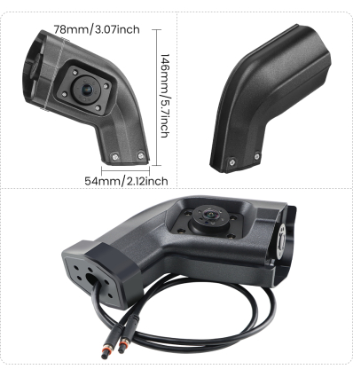 telecamera laterale doppia lente mod. camion Bus - Bundle SX+DX