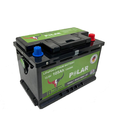 BullTron Polar 105Ah - Batteria LiFePO4 12V 150A