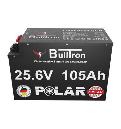 BullTron Polar 105Ah - Batteria LiFePO4 25.6V 150A