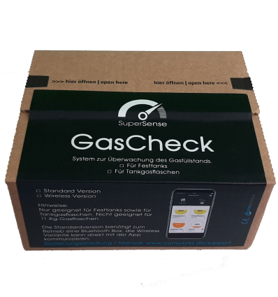 SuperSense GasCheck SS-GC-23W - Sensore di livello wireless per bombola del gas