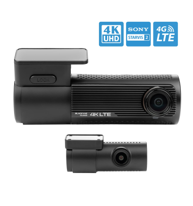 BlackVue DR970X-2CH-LTE-Plus 64GB- Dual 4K UltraHD LTE Cloud WiFi Dashcam