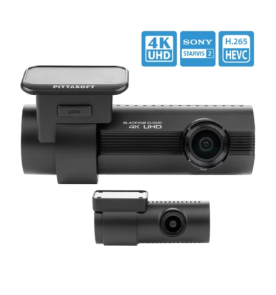 BlackVue DR970X-2CH-Plus 64GB - Dual 4K Ultra HD Cloud WiFi Dashcam