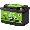BullTron Starter Polar 55Ah - Batteria di avviamento LiFePO4 12.8V